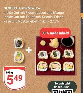 GLOBUS Sushi-Mix-Box