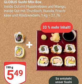 GLOBUS Sushi-Mix-Box
