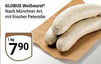GLOBUS Weißwurst* Nach Münchner Art, mit frischer Petersilie