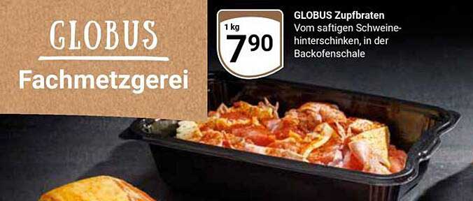 GLOBUS Zupfbraten vom saftigen Schweinehinter-schinken