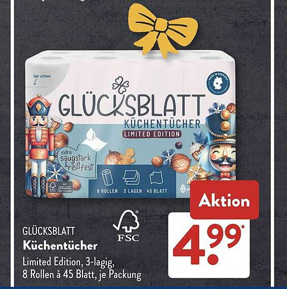 GLÜCKSBRETT Küchentücher Limited Edition