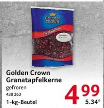 Golden Crown Granatapfelkerne gefroren 1-kg-Beutel