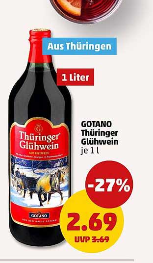 GOTANO Thüringer Glühwein je 1 l