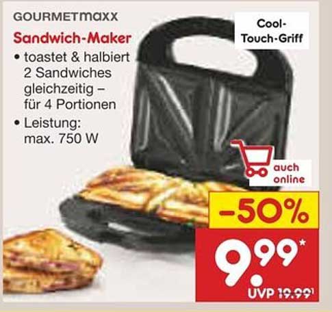GOURMETmaxx Sandwich-Maker