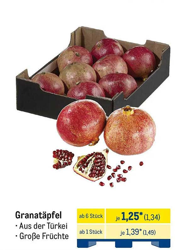 Granatäpfel aus der Türkei – Große Früchte