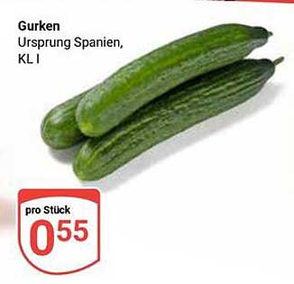 Gurken Ursprung Spanien, KL I