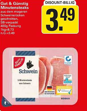 Gut & Günstig Minutesteaks