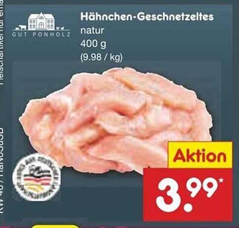 Hähnchen-Geschnetzeltes natur 400 g