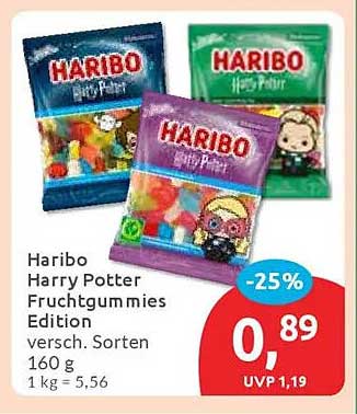 Haribo Harry Potter Fruchtgummis Edition 160 g