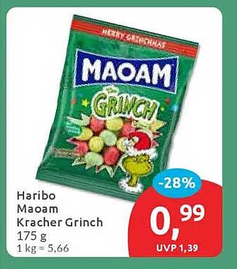 Haribo Maoam Kracher Grinch 175 g
