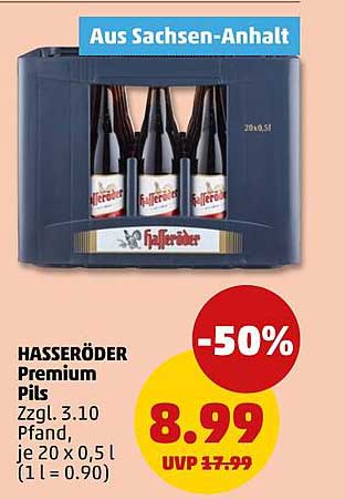 HASSERÖDER Premium Pils - 50% Rabatt!