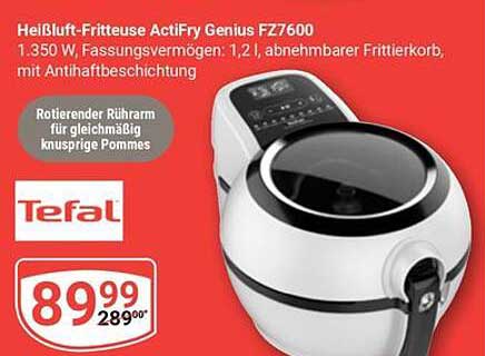 Heißluft-Fritteuse ActiFry Genius FZ7600