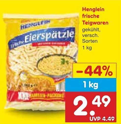 Henglein frische Teigwaren Eierspatzle 1 kg
