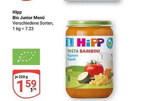 Hipp Bio Junior Menü - Pasta Bambini 220 g