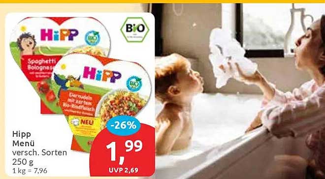 Hipp Menü verschiedene Sorten 250 g