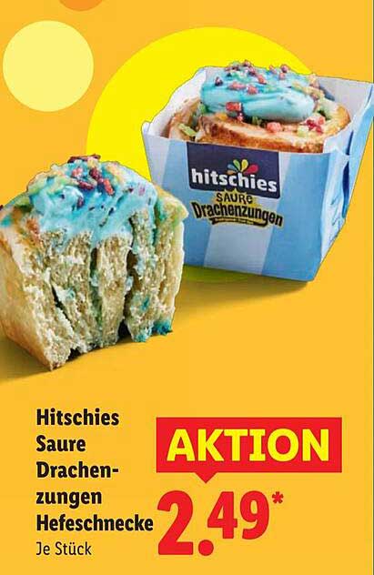 Hitschies Saure Drachenzungen Hefeschnecke