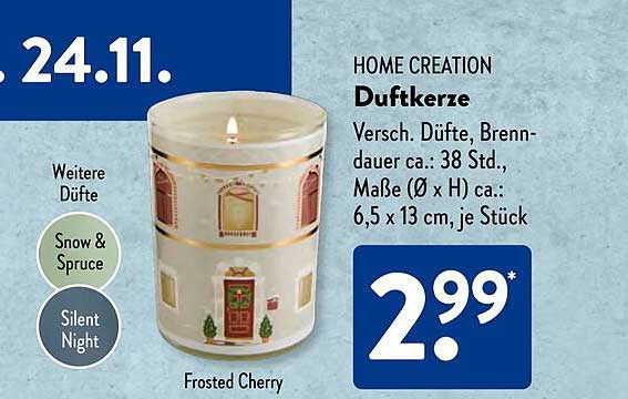 HOME CREATION Duftkerze