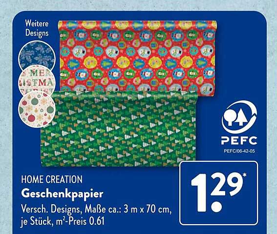 HOME CREATION Geschenkpapier