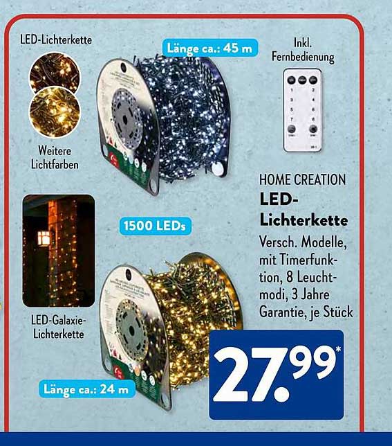 HOME CREATION LED-Lichterkette