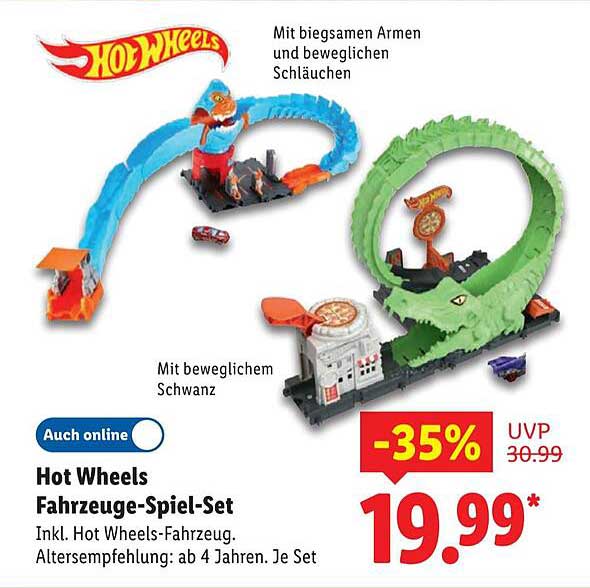 Hot Wheels Fahrzeuge-Spiel-Set