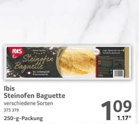 Ibis Steinofen Baguette 250-g-Packung - verschiedene Sorten