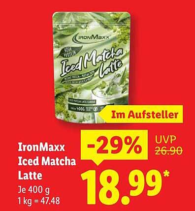 IronMaxx Iced Matcha Latte