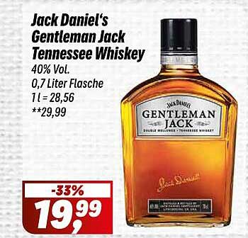 Jack Daniel's Gentleman Jack Tennessee Whiskey