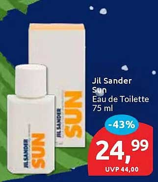 Jil Sander Sun Eau de Toilette 75 ml