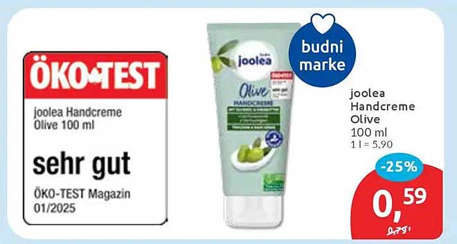 joolea Handcreme Olive 100 ml - sehr gut bewertet