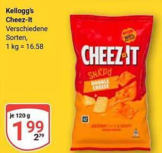 Kellogg's Cheez-It - Verschiedene Sorten