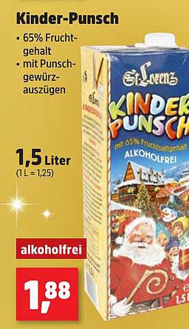 Kinder-Punsch 1,5 Liter (alkoholfrei)