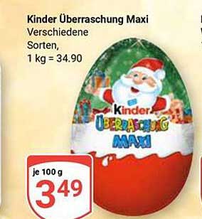 Kinder Überraschung Maxi - Verschiedene Sorten