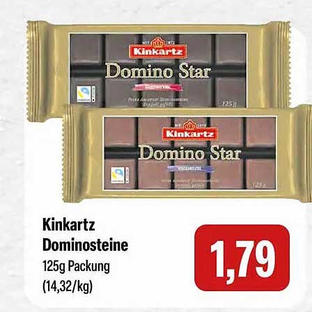 Kinkartz Domino Steine 125g Packung