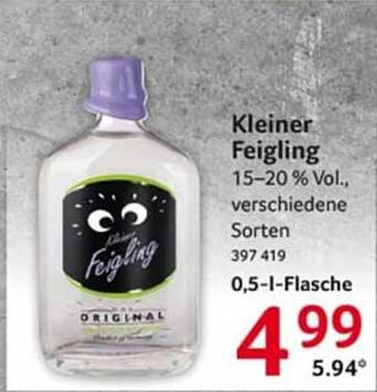 Kleiner Feigling 0,5-l-Flasche - Ein wahrer Genuss!