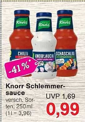 Knorr Schlemmer-Sauce - verschiedene Sorten, 250ml