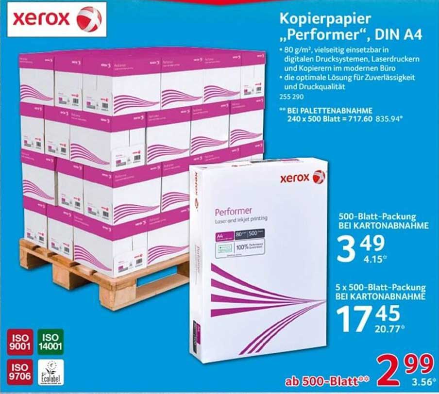 Kopierpapier „Performer“, DIN A4