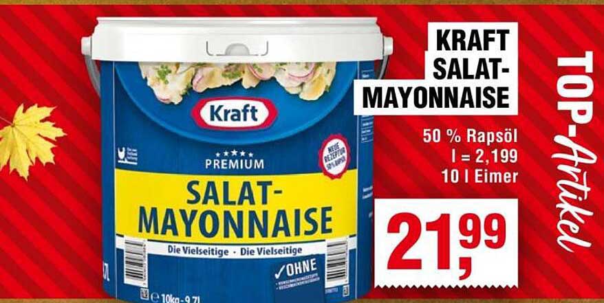 KRAFT SALAT-MAYONNAISE 10 l Eimer
