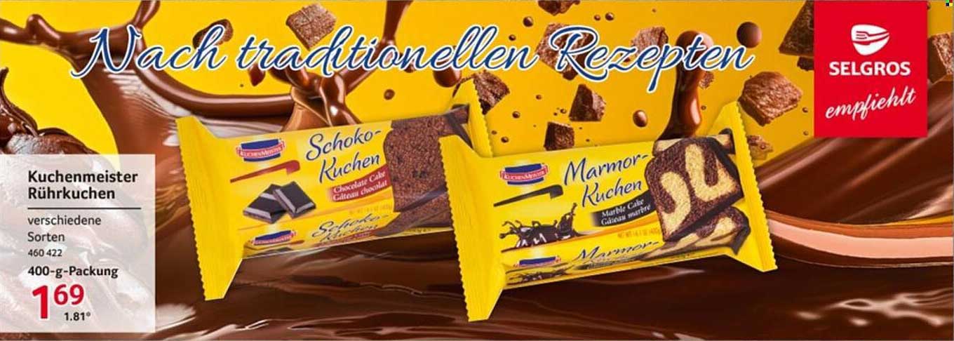 Kuchenmeister Rührkuchen – Verschiedene Sorten