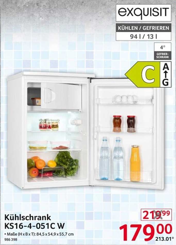 Kühlschrank KS16-4-051C W von Exquisit