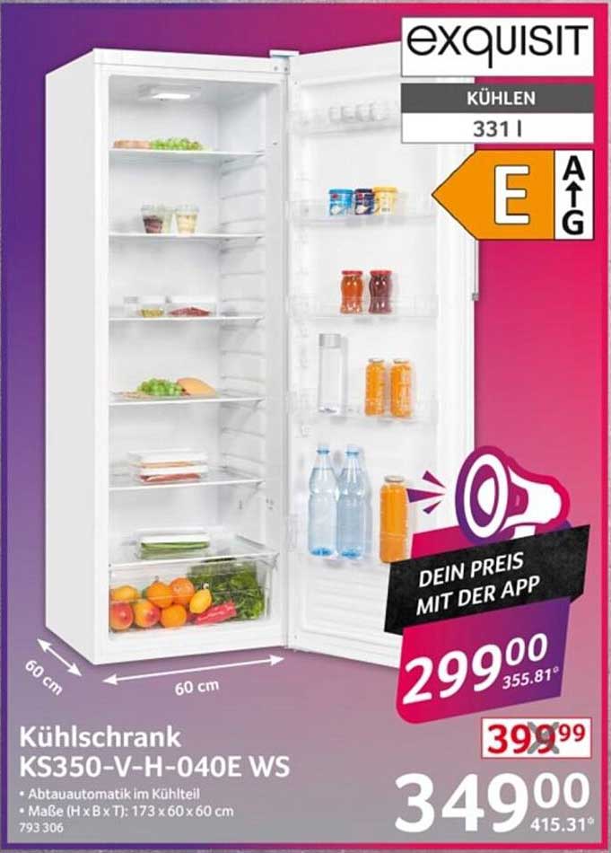 Kühlschrank KS350-V-H-040E WS