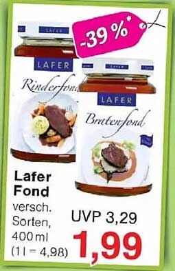 Lafer Fond - Rinderfond und Bratenfond, 400 ml