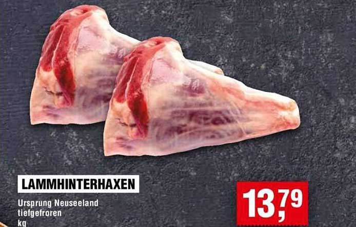 LAMMHINTERHAXEN - Ursprung Neuseeland, tiefgefroren
