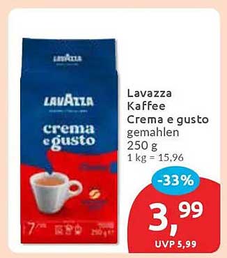 Lavazza Kaffee Crema e gusto gemahlen 250 g