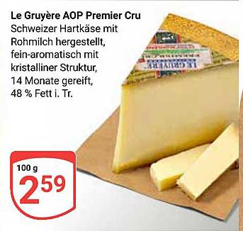 Le Gruyère AOP Premier Cru