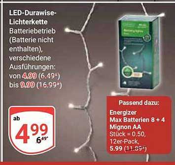 LED-Durawise-Lichterkette Batteriebetrieb
