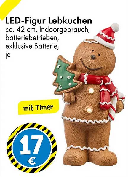 LED-Figur Lebkuchen
