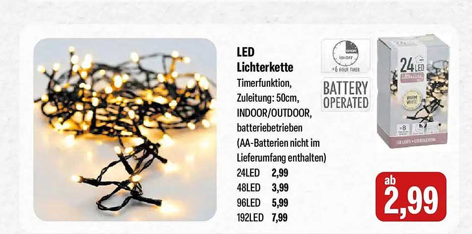 LED Lichterkette 24LED