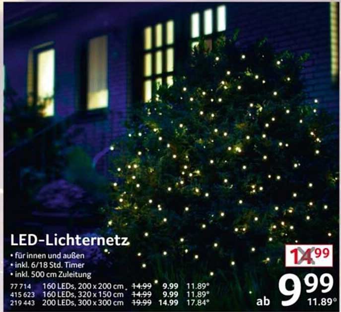 LED-Lichternetz - für innen und außen