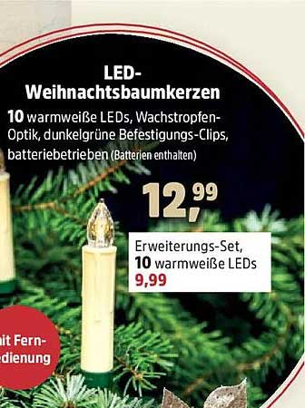 LED-Weihnachtsbaumkerzen