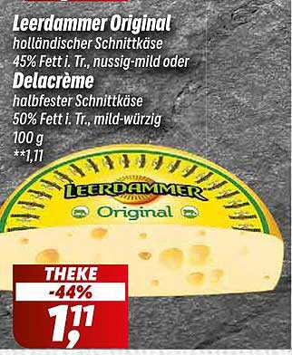 Leerdammer Original holländischer Schnittkäse - mild-würzig